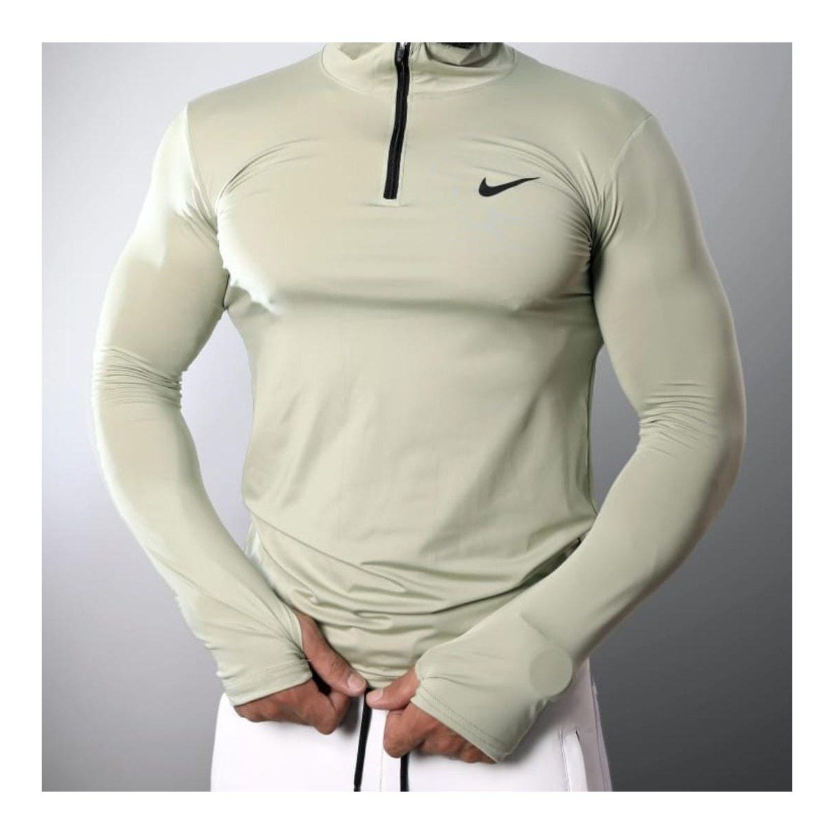 Men's Imported Half-Zip Base Layer - طبقة أساسية نصف سحّاب رجالي مستوردة